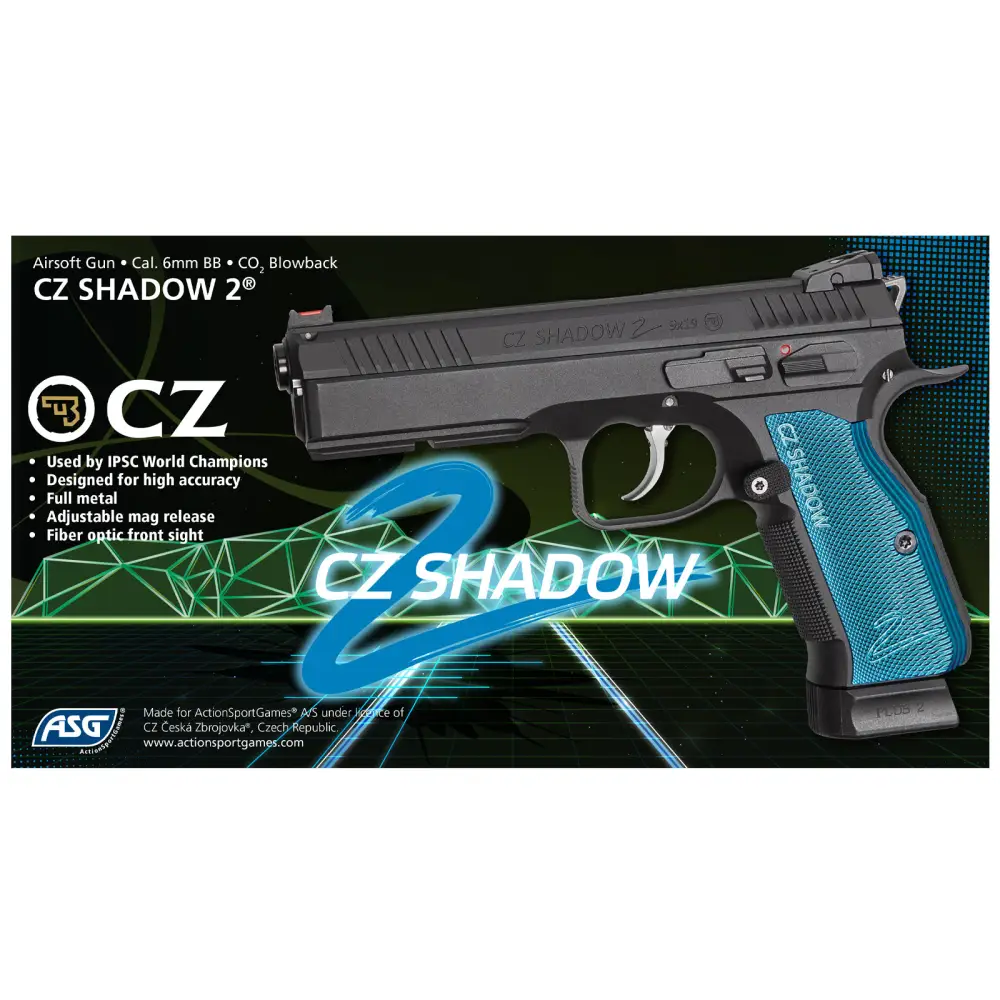 ASG CZ Shadow 2 Gas Blowback Pistol