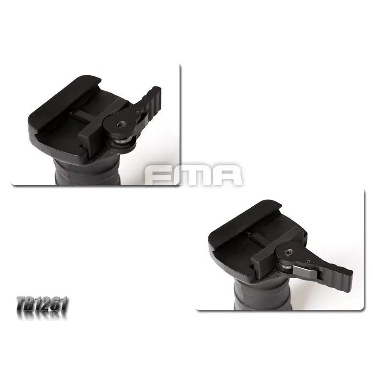 FMA Short Vertical Grip - Quick Detach Black