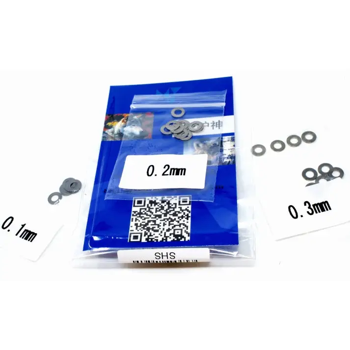 Genuine SHS Airsoft 30 Piece Gearbox Shim Set - 0.1mm 0.2mm