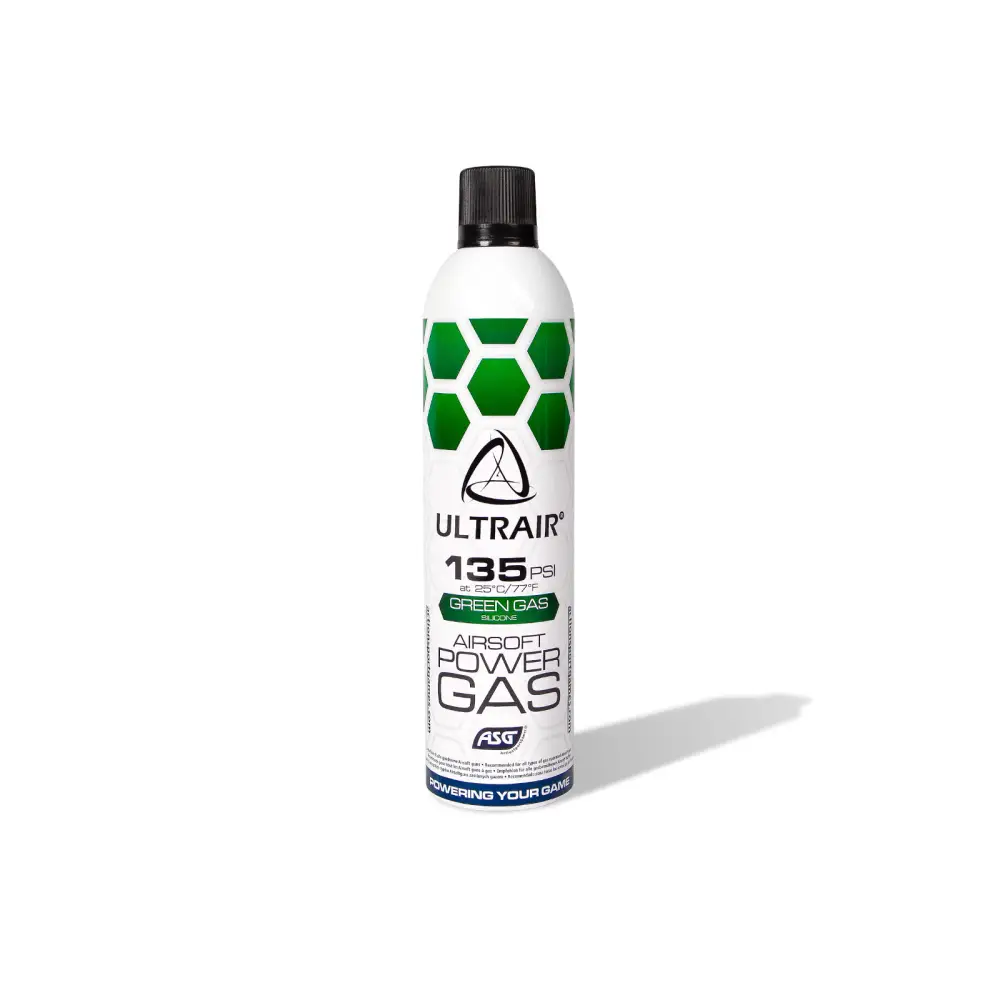 Ultrair Power Gas With Silicone (Green) - 135psi - 570ml